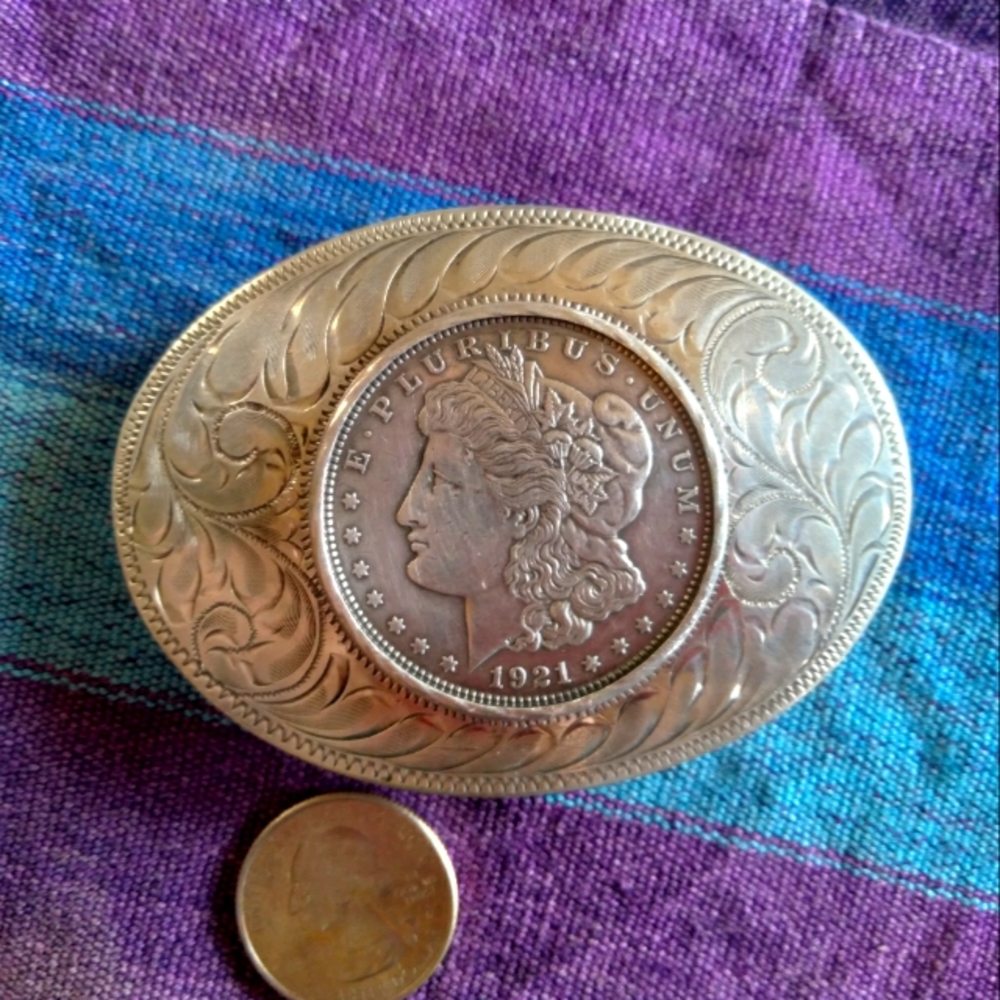 Sterling Silver belt buckle